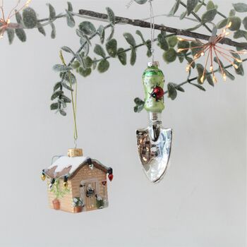 Garden Shed Christmas Tree Decoration, 5 of 6