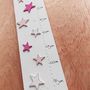 Personalised Little Pink Stars Height Chart, thumbnail 2 of 3