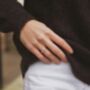 Handmade Smooth Domed Silver Or Gold Laura Ring, thumbnail 2 of 10