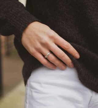 Handmade Smooth Domed Silver Or Gold Laura Ring, 2 of 10