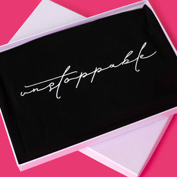 You're Unstoppable Sleep Tee In Gift Box, 3 of 9