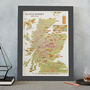 Personalised Scratch Off Whisky Distilleries Print, thumbnail 6 of 11