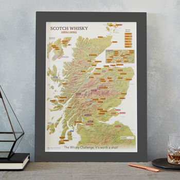 Personalised Scratch Off Whisky Distilleries Print, 6 of 11