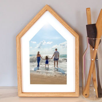 House Shaped Picture Frame By James Design | notonthehighstreet.com