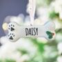 Personalised Dog Bone Christmas Decoration, thumbnail 1 of 3