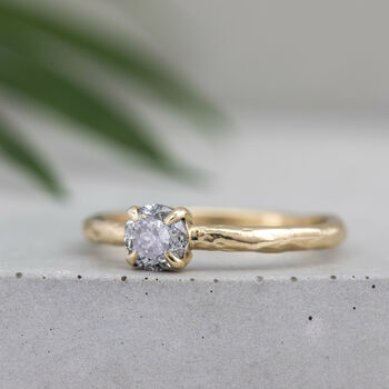 'Giselle' Salt And Pepper Diamond Engagement Ring, 3 of 11