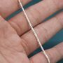 Sterling Silver Sparkle Chain Necklace, thumbnail 2 of 11