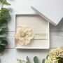Personalised Wedding Day Card With Flower. Various Colours, thumbnail 6 of 6