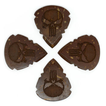 Arrow Tones Tribal Mixed Tin Of Four Guitar Picks, 5 of 8