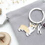 Corgi Personalised Keyring Dog Owner Gift, thumbnail 4 of 10
