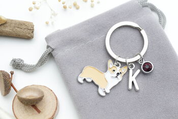 Corgi Personalised Keyring Dog Owner Gift, 4 of 10