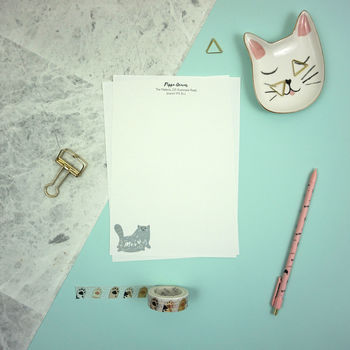 Personalised Cat Attack Writing Paper, 5 of 10