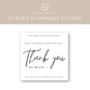 Thank You Present Thank You Gift Candle, thumbnail 4 of 4