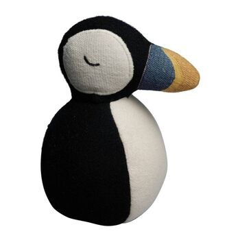 Organic Puffin Baby Tumbler Toy, 2 of 6