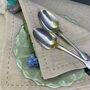 Natural Fabric Napkins Colour, Natural Set Of Two, thumbnail 3 of 4