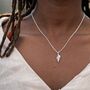 Sterling Silver Shell Necklace, thumbnail 3 of 11