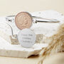 16th Birthday 2010 Penny Coin Bangle Bracelet, thumbnail 2 of 10