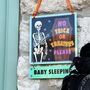 Halloween No Trick Or Treaters Sign, thumbnail 8 of 8