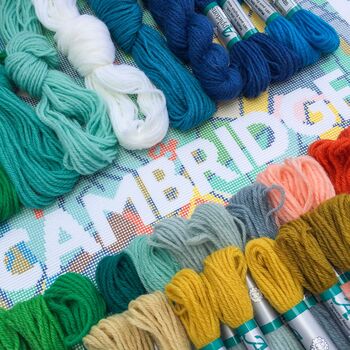 Cambridge City Map Tapestry Kit, 5 of 5