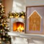 Gingerbread House Kids’ Christmas Art Print, thumbnail 6 of 7