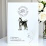 Origami Husky Dog Enamel Lapel Pin Brooch, thumbnail 1 of 8