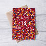 18th Birthday Card For Men, Geometric 18th Card, For Him, thumbnail 2 of 2