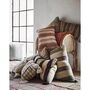 Striped Cushion Cover W/Fringes, 40 X 60, thumbnail 1 of 12