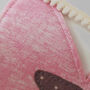 Bunting Personalised Pink Felt Butterfly Wall Decor, thumbnail 7 of 11