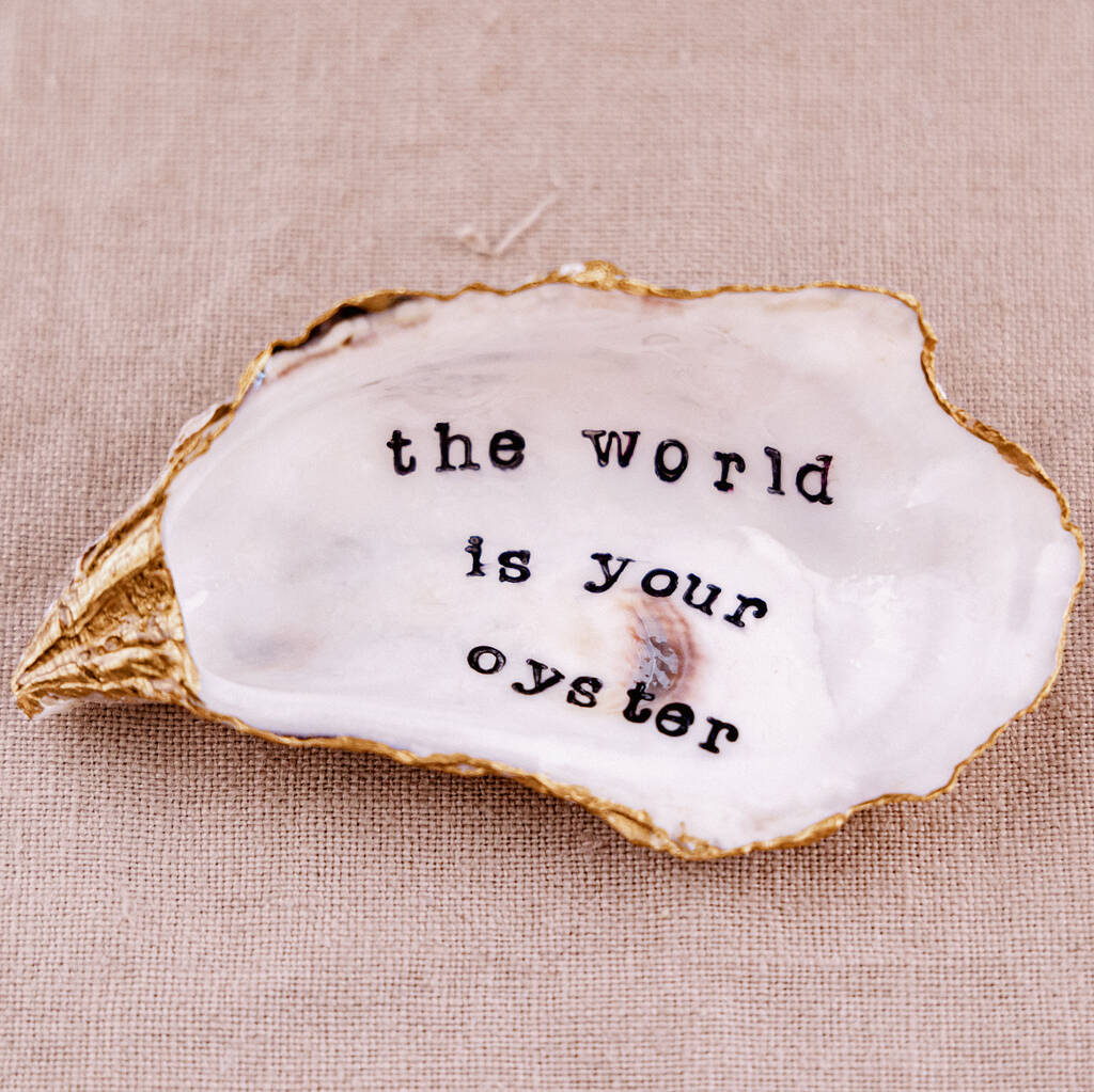 The World Is Your Oyster, Recycled Shell Dish, 1 of 5