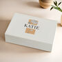 Personalised Birth Flower Wooden Jewellery Box, thumbnail 4 of 8