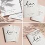 Personalised Wedding Vow Cards His And Her Vow Books, thumbnail 9 of 10