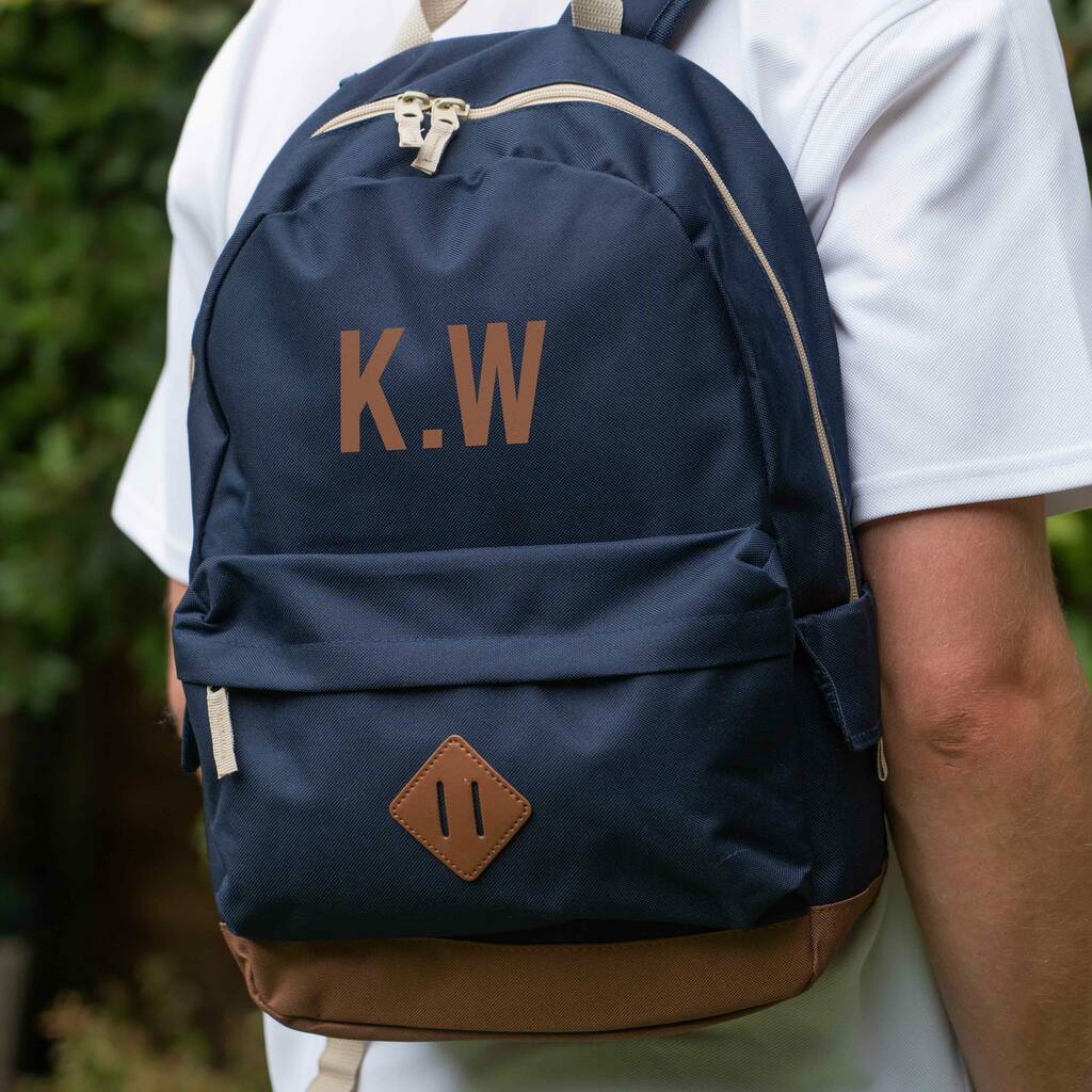 Personalised Initials Heritage Backpack, 1 of 5