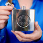 Personalised Spiral Engraved Hip Flask, thumbnail 5 of 9