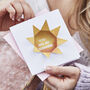 You Are My Sunshine Personalised Mother's Day Card, thumbnail 1 of 4