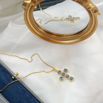Florentine Elegance Cross Necklace, 2 of 4