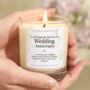 Wedding Anniversary Gift For Wife, Scented Candle, thumbnail 1 of 8