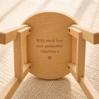 Childs Personalised Playroom Stool, 4 of 5