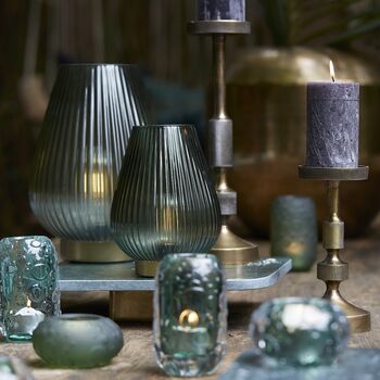 Portable Green Glass Lamp, 5 of 5