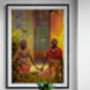 Africa Couple In Love Wall Art, thumbnail 6 of 12