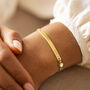 Birthstone And Bar Personalised Bracelet, thumbnail 2 of 12