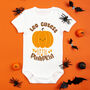 Personalised Pumpkin Halloween Bodysuit, thumbnail 1 of 5