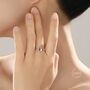 Sterling Silver Bird Skull Ring, Adjustable Size, thumbnail 3 of 11