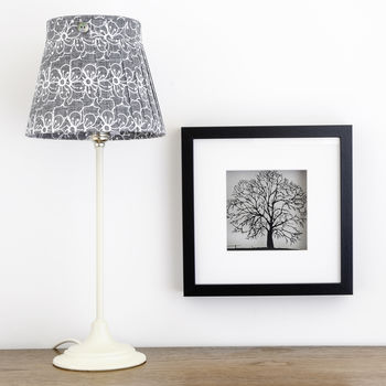 Framed Tree Silhouette Black And White Art, 3 of 9