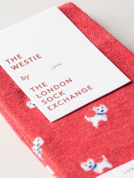The Westie – Luxury Dog Themed Socks, 5 of 7