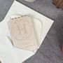 Personalised Wooden Please Be My Bridesmaid Engraved Garland Keepsake, thumbnail 3 of 9