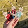 Wooden Personalised Gingerbread Character, thumbnail 4 of 5