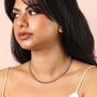 Stainless Steel Bubble Ball Necklace, thumbnail 6 of 7
