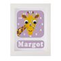 Personalised Children's Giraffe Clock, thumbnail 9 of 10