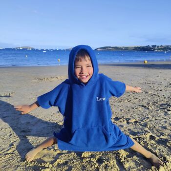 Personalised Kids Quick Dry Poncho, 4 of 10