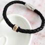 Eight Years Leather Bracelet, Bronze Anniversary Gifts, thumbnail 1 of 5